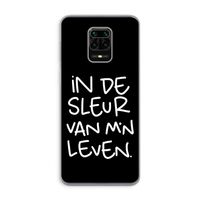 De Sleur: Xiaomi Redmi Note 9 Pro Transparant Hoesje