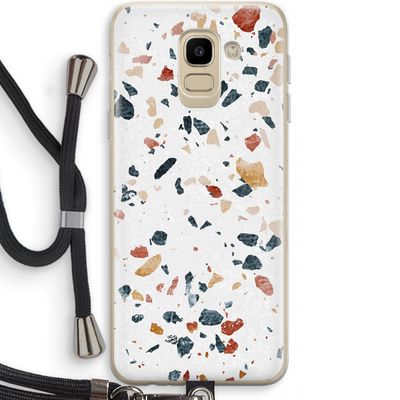 Terrazzo N°4: Samsung Galaxy J6 (2018) Transparant Hoesje met koord