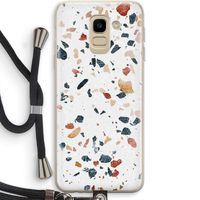 Terrazzo N°4: Samsung Galaxy J6 (2018) Transparant Hoesje met koord
