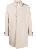 Brunello Cucinelli veste imperméable à simple boutonnage - Tons neutres