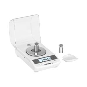 Digitaal Precisieweegschaal - 50 g - 0,005 g / 50 g - ø 60 mm - windscherm