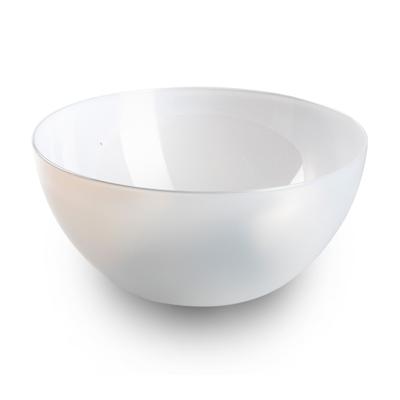 Plasticforte Serveerschaal - saladeschaal - D23 x H10 cm - kunststof - transparant - 3000 ml