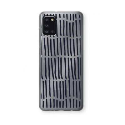 Moroccan stripes: Samsung Galaxy A31 Transparant Hoesje