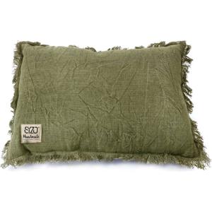 Sizo Handmade Kussen 30 x 45 cm - Olive