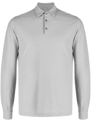 Zanone polo Ice en coton - Gris