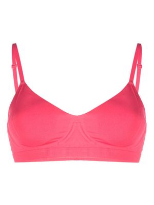 Calvin Klein soutien-gorge à logo embossé - Rose