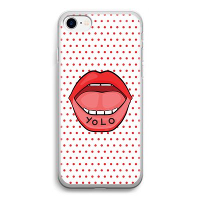 Yolo Denise: iPhone SE 2020 Transparant Hoesje