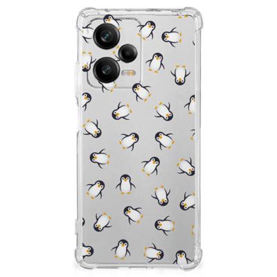 Doorzichtige Silicone Hoesje voor Xiaomi Redmi Note 12 Pro Plus Pinguïn