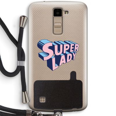 Superlady: LG K10 (2016) Transparant Hoesje met koord