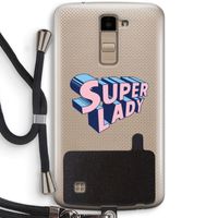 Superlady: LG K10 (2016) Transparant Hoesje met koord
