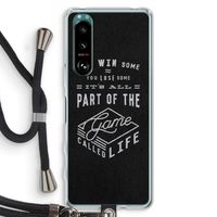 Life: Sony Xperia 5 III Transparant Hoesje met koord