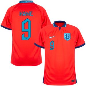 Engeland Shirt Uit 2022-2023 + Kane 9