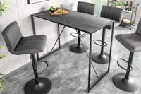 Moderne bartafel SLIM LINE 120 cm grafiet metalen bartafel - 44736