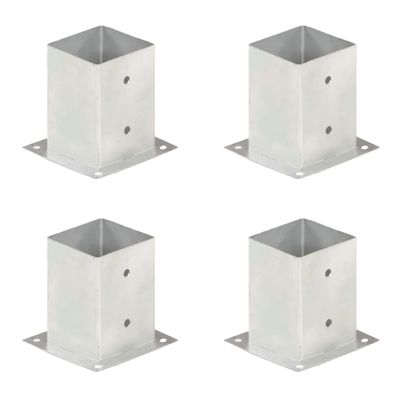 VidaXL Paalankers 4 st 101 mm gegalvaniseerd metaal
