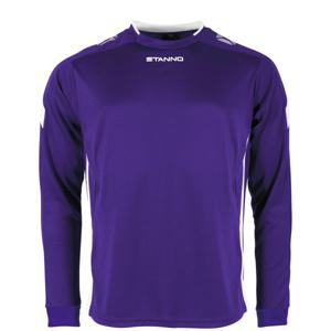 Stanno 411003K Drive Match Shirt LS Kids - Purple-White - 152