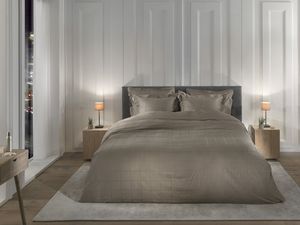 Heckett & Lane Heckett & Lane Diamante Dekbedovertrek 240 Taupe Grey