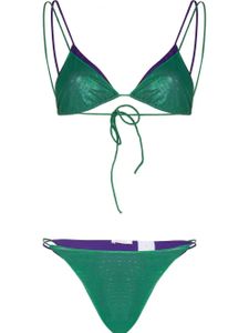 Oséree bikini à fermeture nouée - Vert