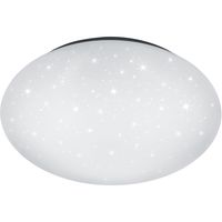 LED Plafondlamp - Trion Luka Ster - 18W - Aanpasbare Kleur - Dimbaar - Afstandsbediening - Rond - Mat Wit