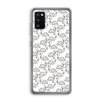 Zwanen: Samsung Galaxy A41 Transparant Hoesje