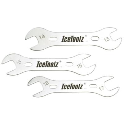 IceToolz (Buzaglo) Conussleutelset 13/14-15/16-17/18 mm 15 cm zilver/zwart