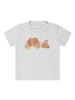 Palm Angels Kids t-shirt en coton à imprimé Bear - Gris - thumbnail