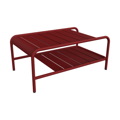 Fermob Luxembourg tuintafel laag 90x55 cm Chili