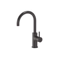 Wastafelmengkraan MAY Stilo Opbouw met Draaibare Uitloop Geborsteld Carbon Black PVD