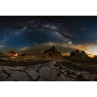 Fotobehang - Galaxy Dolomites 384x260cm - Vliesbehang