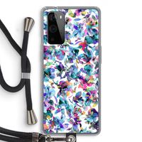 Hibiscus Flowers: OnePlus 9 Pro Transparant Hoesje met koord