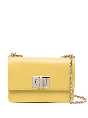 Furla sac porté épaule à boucle logo - Jaune