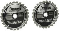 Makita Accessoires twin-pack cirkelzaagblad hout | efficut 165x20x1,4 25t 23g - b-62985-2