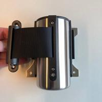 Toegangsriem chroom met zwarte riem