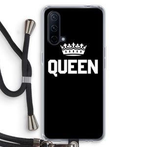 Queen zwart: OnePlus Nord CE 5G Transparant Hoesje met koord