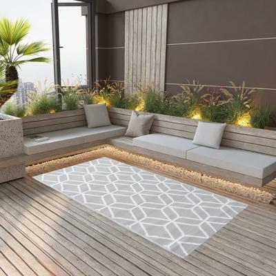 VidaXL Buitenkleed arakil 160x230 cm pp grijs
