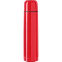 RVS Isoleerfles/thermosfles rood 1 liter   -