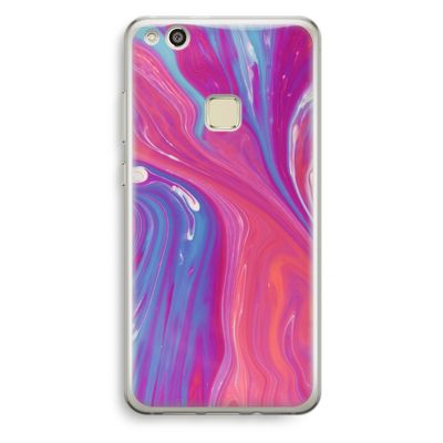 Paarse stroom: Huawei Ascend P10 Lite Transparant Hoesje