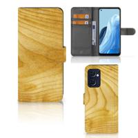 OPPO Find X5 Lite | Reno 7 5G | Book Style Case | Licht Hout