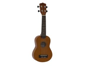 DIMAVERY UK-200 Ukulele, soprano, braun