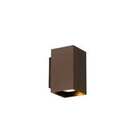 QAZQA Moderne wandlamp donkerbrons vierkant 2-lichts - Sandy