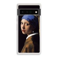 The Pearl Earring: Google Pixel 6 Pro Transparant Hoesje