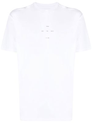 Song For The Mute t-shirt en coton à imprimé graphique - Blanc