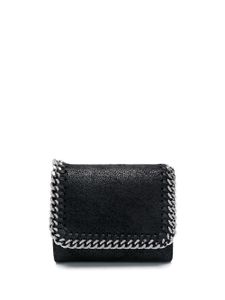 Stella McCartney petit portefeuille Falabella à rabat - Noir