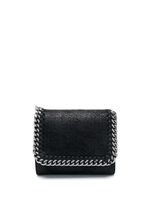 Stella McCartney petit portefeuille Falabella à rabat - Noir - thumbnail