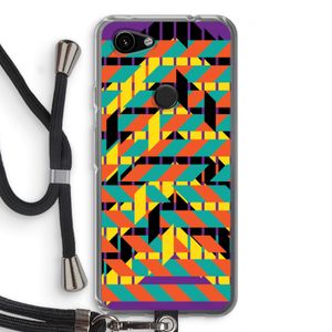 Skew Bee 2: Pixel 3a Transparant Hoesje met koord