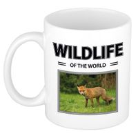 Foto mok Vos mok / beker - wildlife of the world cadeau Vossen liefhebber