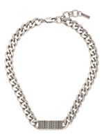 Marc Jacobs collier ID Chain - Argent