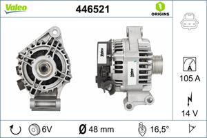 Valeo Alternator/Dynamo 446521