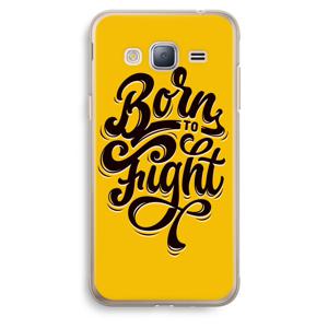 Born to Fight: Samsung Galaxy J3 (2016) Transparant Hoesje