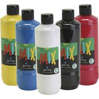 Schjerning Greenspot plakaatverf, matt, diverse kleuren, 5x500 ml/ 1 doos