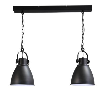 Masterlight Retro industrie eetkamerlampIndustria 2x27 Bow 2-lichts antraciet - 2007-30-06-B-K-70-2